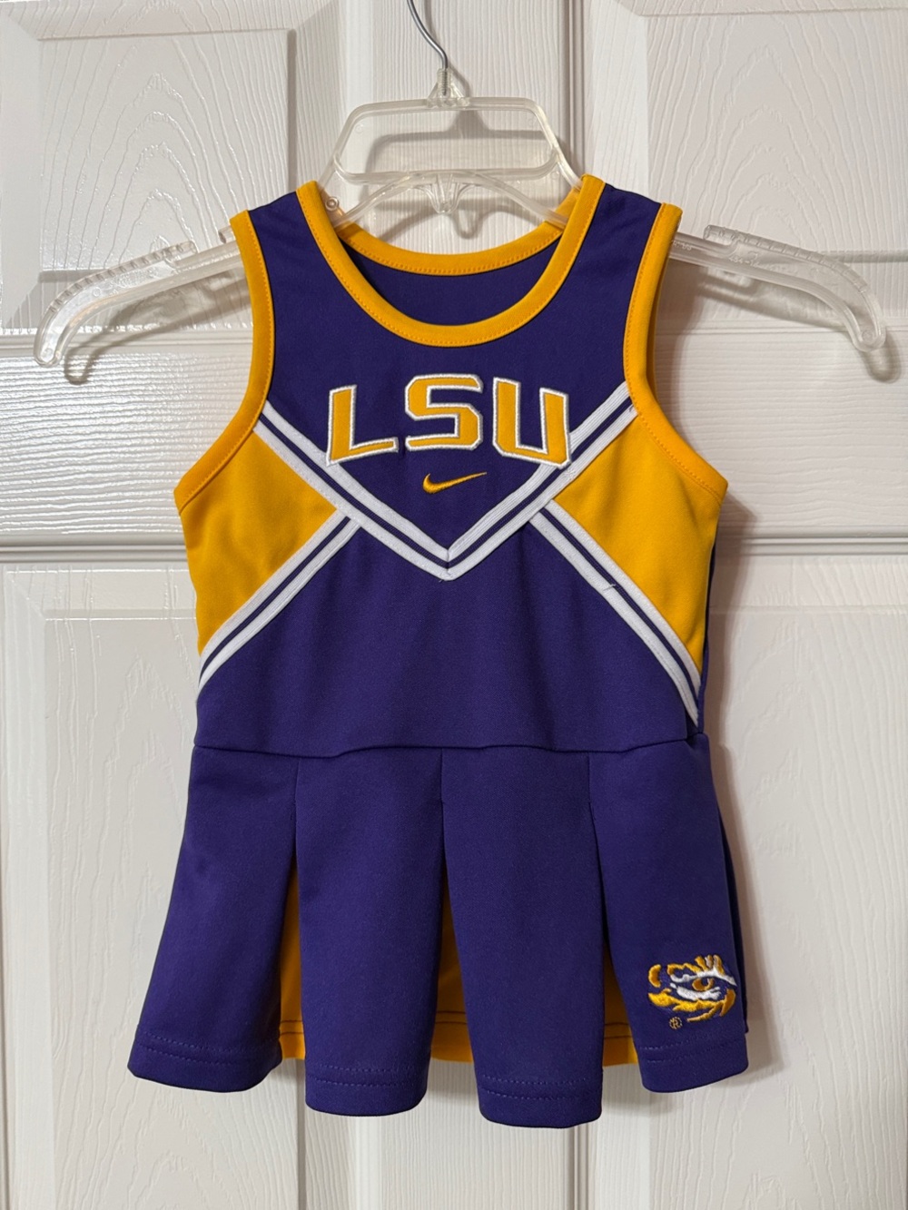 Nike LSU Tigers Girls Size 2T Purple & Gold Cheer Dress